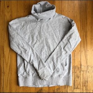 Lululemon lightweight mock-neck sweatshirt